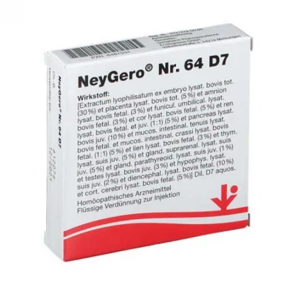 Neygero No.64 D7 ampoules vitOrgan Lions Pharmacy