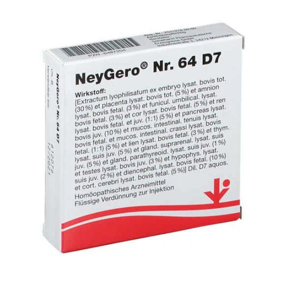Neygero No.64 D7 ampoules vitOrgan Lions Pharmacy