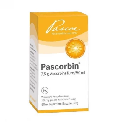PASCORBIN Injection liquid 75g 20x 50ml 00581310 Pascoe pharma preparations GmbH-Lions Pharmacy
