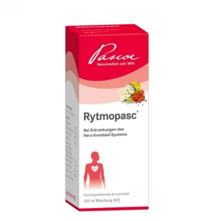 Image shows Rhytmopasc. PZN 08747135. Pascoe. Lions pharmacy