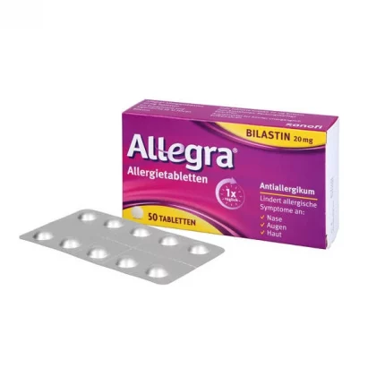 Allegra allergy tablets 20 pcs A.Nattermann PZN 18113578 Lions Pharmacy