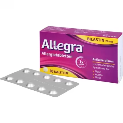 Allegra allergy tablets 50 pcs. A.Nattermann Lions Pharmacy PZN 18113578