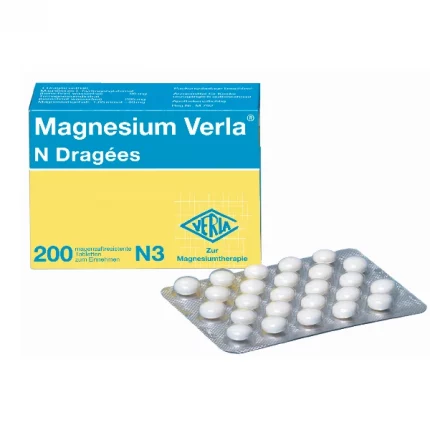 Verla Magnesium Verla N Dragees 200 pcs. 04911945 Lions Pharmacy